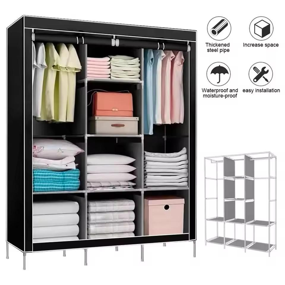 Armoire de rangement multifonction 3 barres