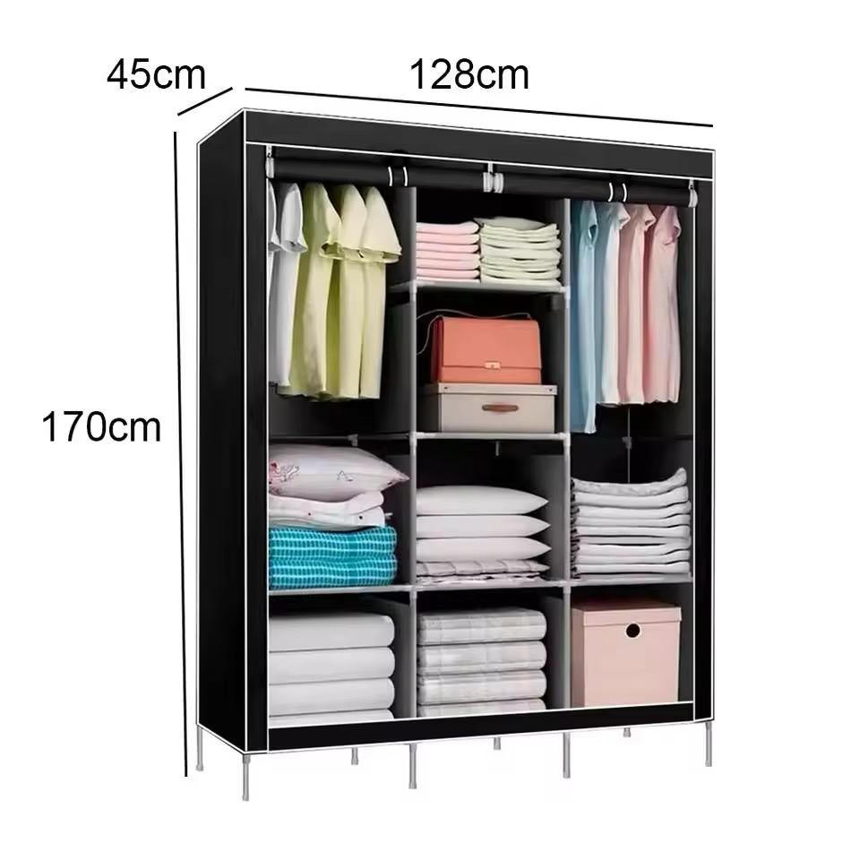 Armoire de rangement multifonction 3 barres